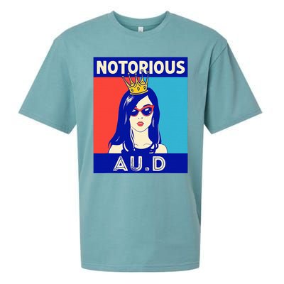 N.O.T.O.R.I.O.U.S Au.D Audiologist Funny Audiology Women Sueded Cloud Jersey T-Shirt