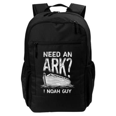 Need An Ark I Noah Guy Funny Christian Pun Humor Daily Commute Backpack