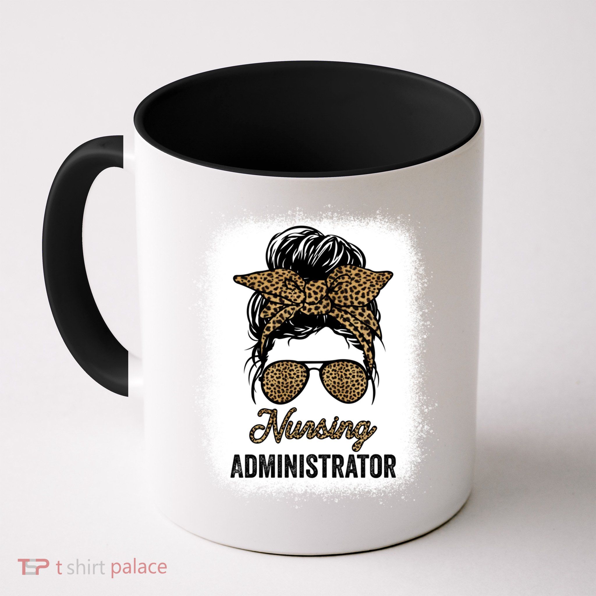 Nursing Administrator Appreciation Day Leopard For Nurses Gift Mug