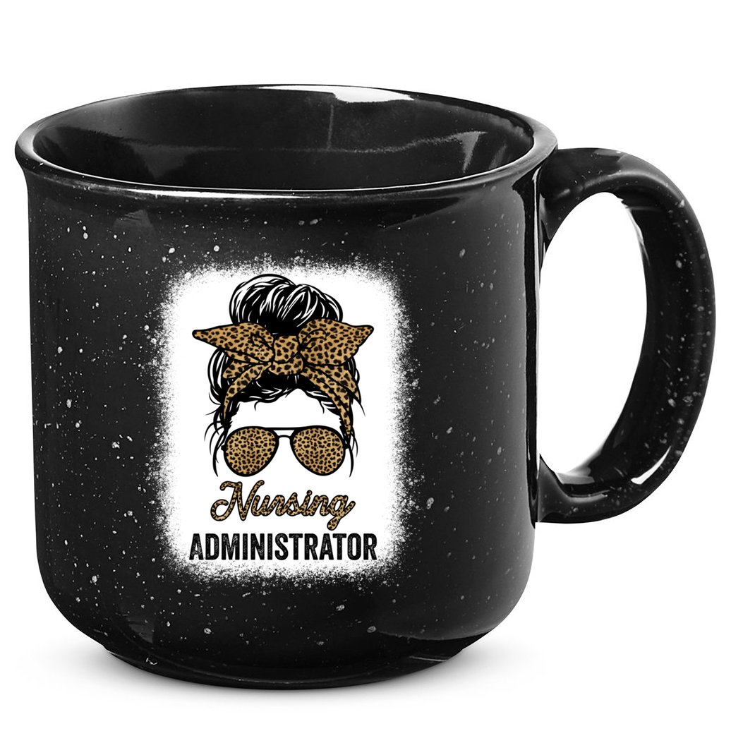 Nursing Administrator Appreciation Day Leopard For Nurses Gift 15oz Campfire Ceramic Mug