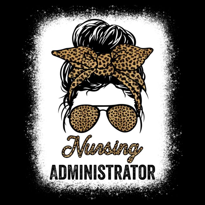 Nursing Administrator Appreciation Day Leopard For Nurses Gift Drawstring Bag