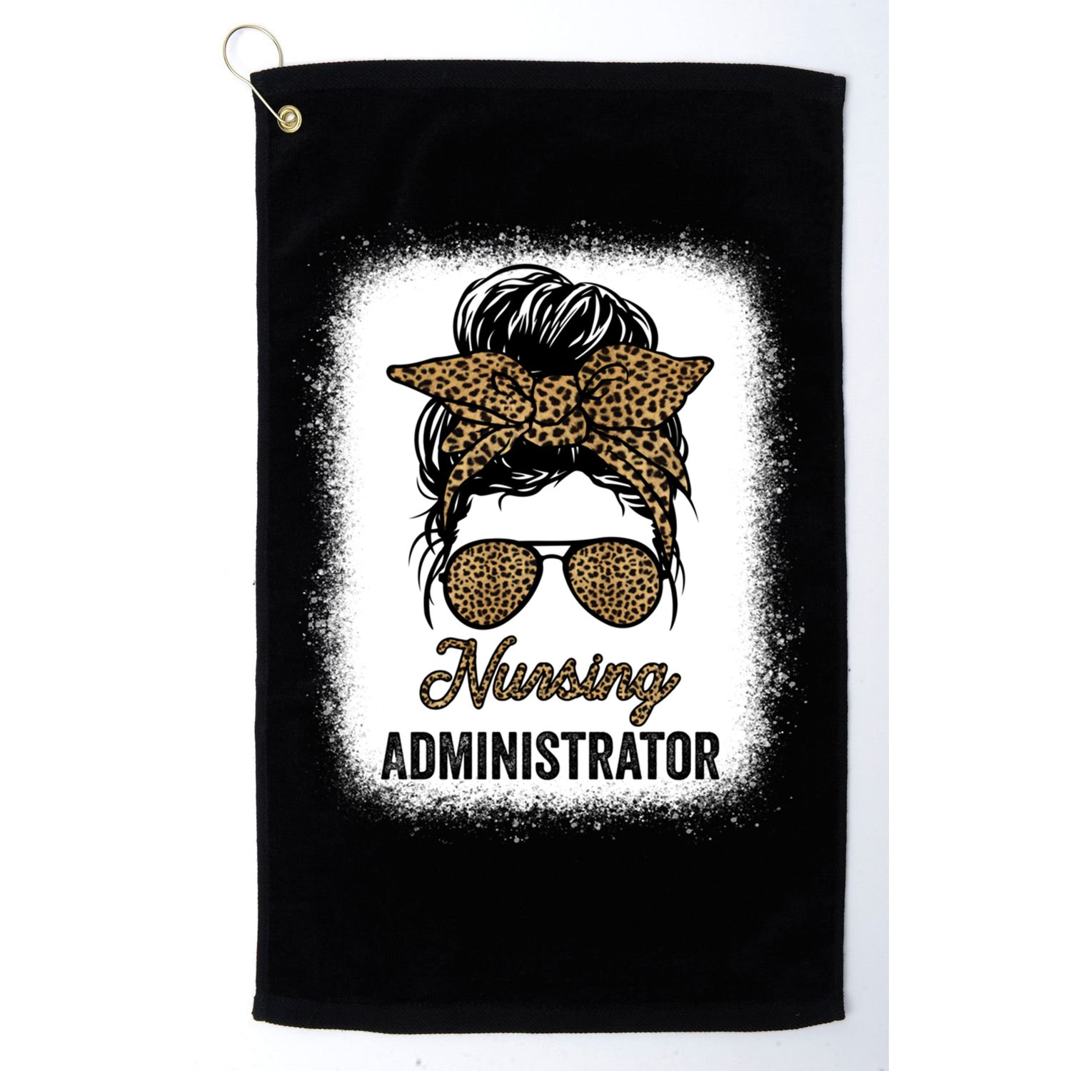 Nursing Administrator Appreciation Day Leopard For Nurses Gift Golf Towel