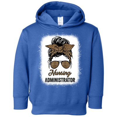 Nursing Administrator Appreciation Day Leopard For Nurses Gift Toddler Hoodie