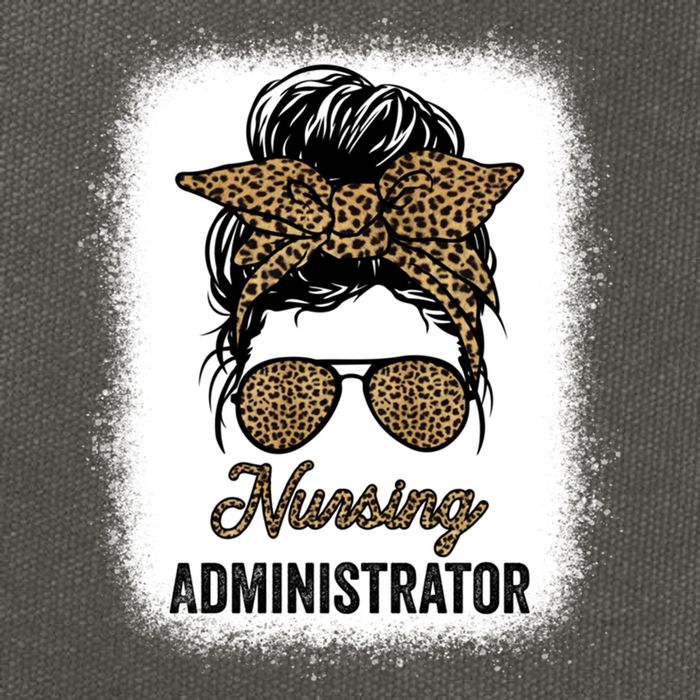 Nursing Administrator Appreciation Day Leopard For Nurses Gift Cotton Canvas Backpack