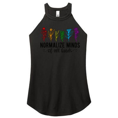 Neurodiversity Autism Awareness Neurodivergent Women’s Perfect Tri Rocker Tank