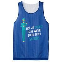 Not All Angels Have Wings Some Have Scrub Nurse Great Gift Mesh Reversible Basketball Jersey Tank