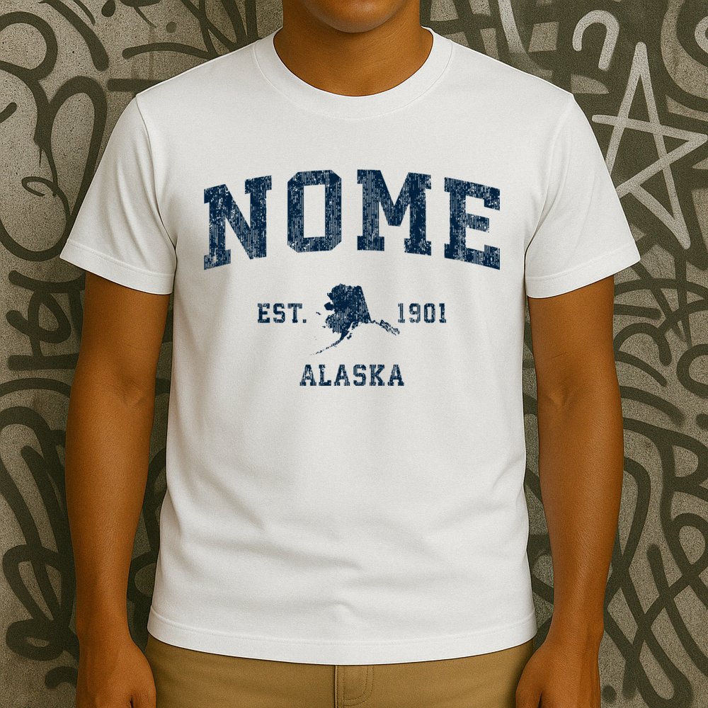 Nome Alaska Ak Vintage Sports T-Shirt