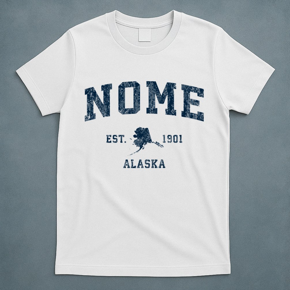 Nome Alaska Ak Vintage Sports T-Shirt