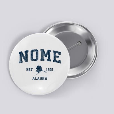 Nome Alaska Ak Vintage Sports Button