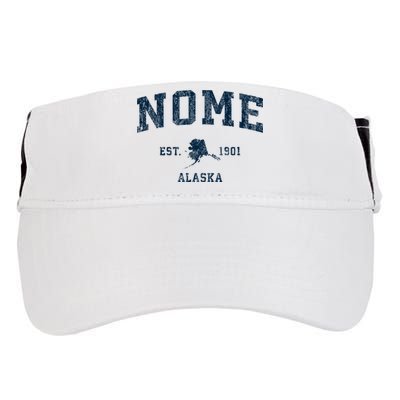 Nome Alaska Ak Vintage Sports Adult Drive Performance Visor