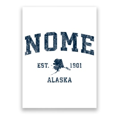 Nome Alaska Ak Vintage Sports Poster