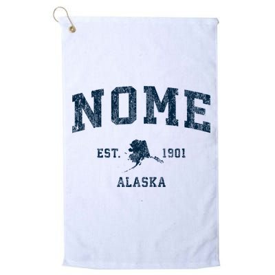 Nome Alaska Ak Vintage Sports Golf Towel