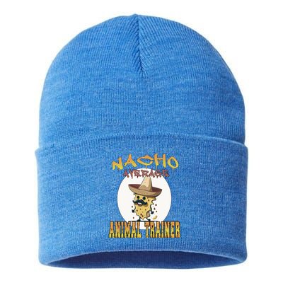 Nacho Average Animal Trainer Trainer Appreciation Week Great Gift Sustainable Knit Beanie