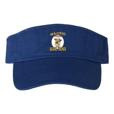 Nacho Average Animal Trainer Trainer Appreciation Week Great Gift Valucap Bio-Washed Visor