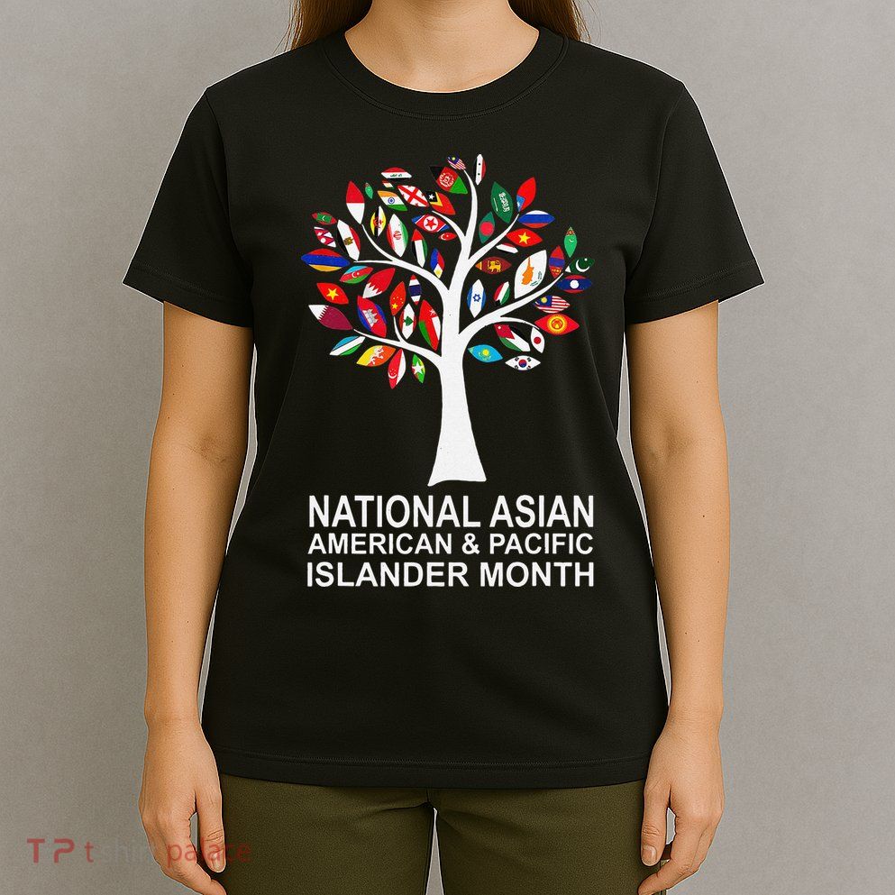 National Asian American Pacific Islander Heritage Month Tree T-Shirt