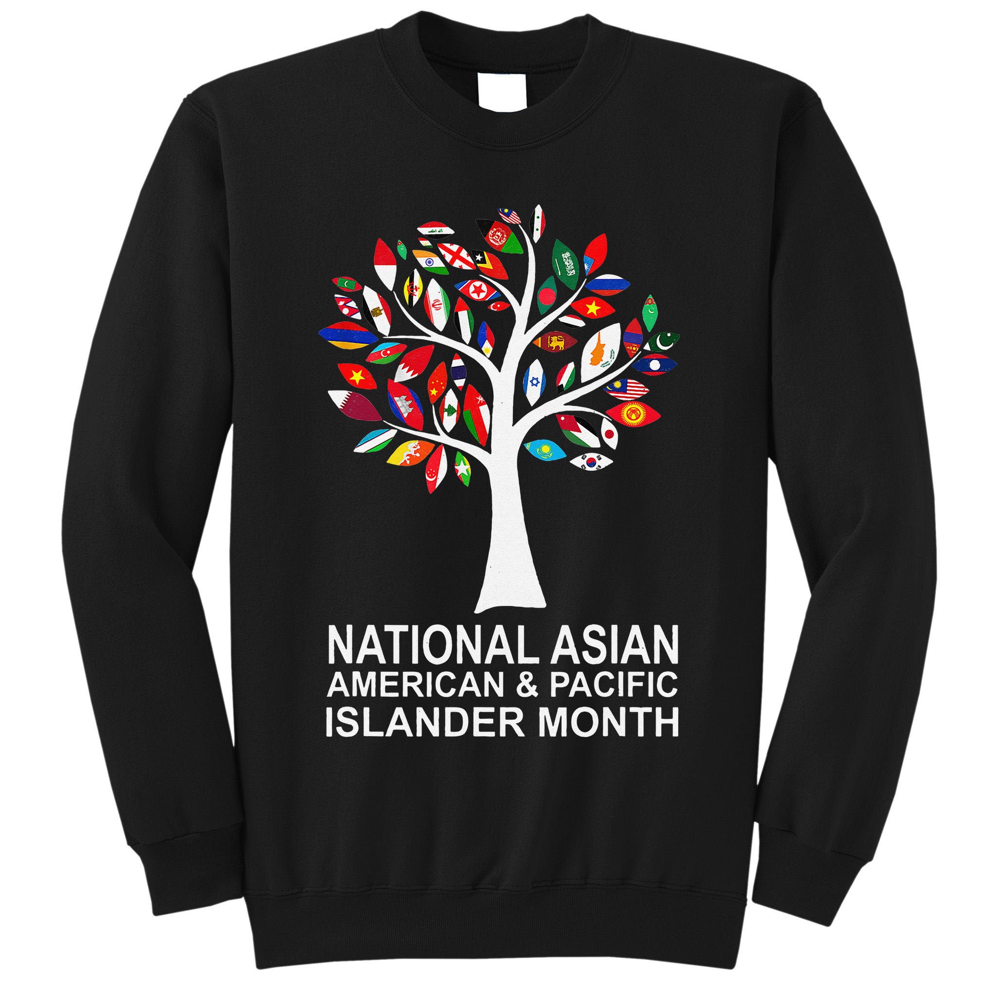 National Asian American Pacific Islander Heritage Month Tree Tall Sweatshirt