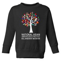 National Asian American Pacific Islander Heritage Month Tree Toddler Sweatshirt