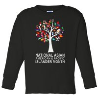 National Asian American Pacific Islander Heritage Month Tree Toddler Long Sleeve Shirt