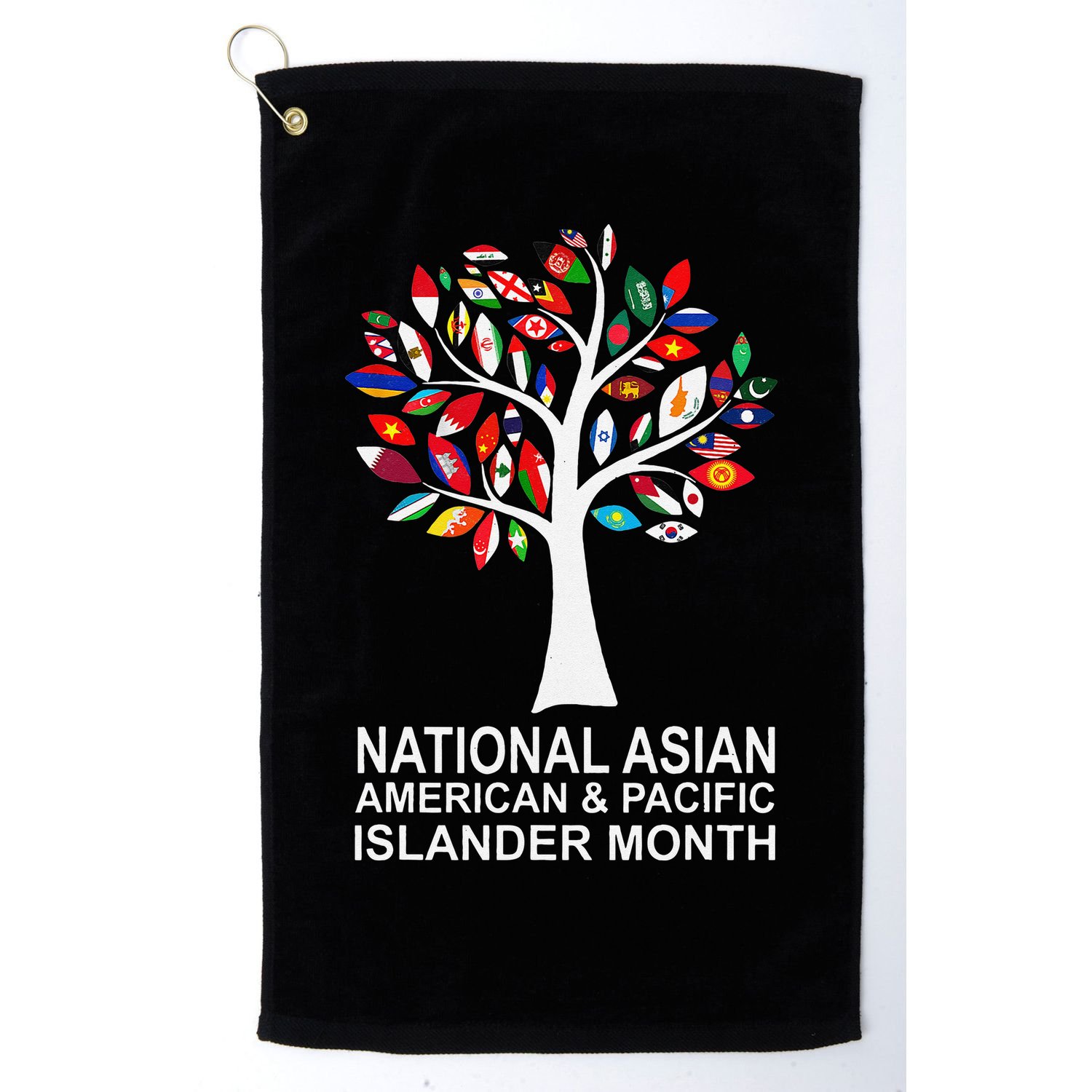 National Asian American Pacific Islander Heritage Month Tree Golf Towel
