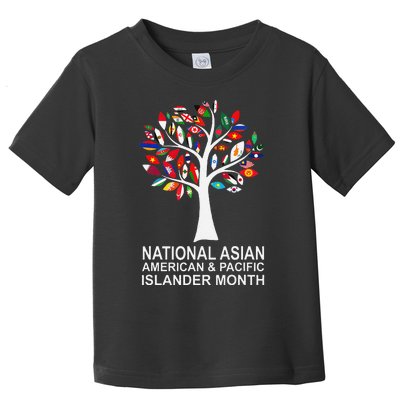 National Asian American Pacific Islander Heritage Month Tree Toddler T-Shirt