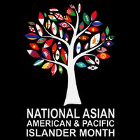 National Asian American Pacific Islander Heritage Month Tree Womens T-Shirt