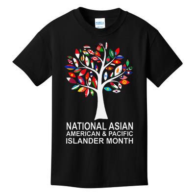 National Asian American Pacific Islander Heritage Month Tree Kids T-Shirt