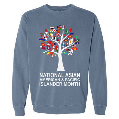 National Asian American Pacific Islander Heritage Month Tree Garment-Dyed Sweatshirt