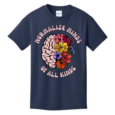 Neurodiversity Autism Awareness Normalize Minds Of All Kinds Kids T-Shirt