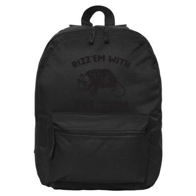 Neurodivergent Autism Awareness Possum Design 16 in Basic Backpack