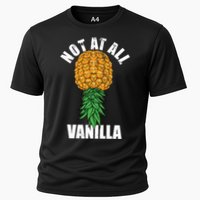 Not At All Vanilla Swinger Upside Down Pineapple Gift Cooling Performance Crew T-Shirt