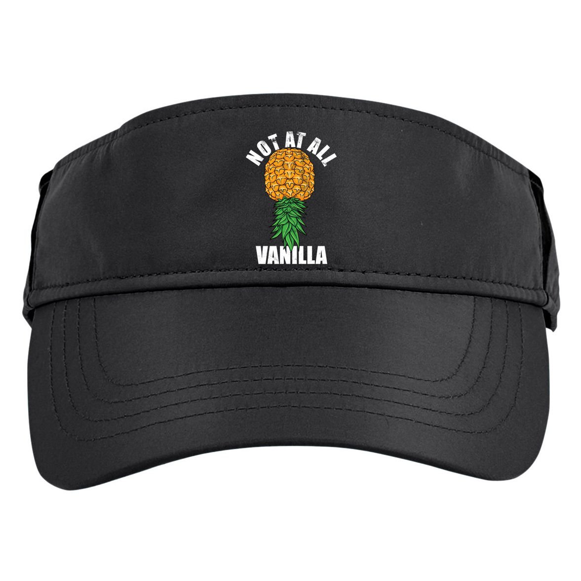 Not At All Vanilla Swinger Upside Down Pineapple Gift Adult Drive Performance Visor