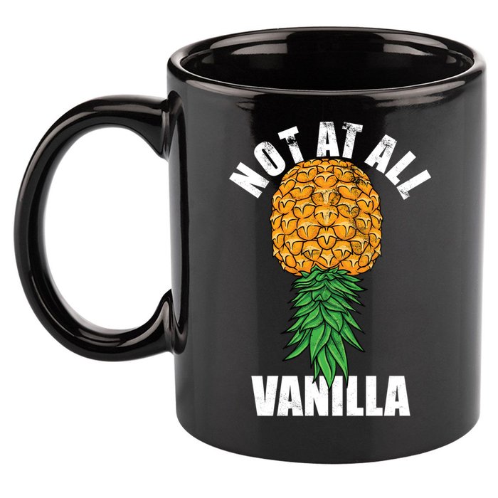 Not At All Vanilla Swinger Upside Down Pineapple Gift 11oz C Handle Ceramic Mug