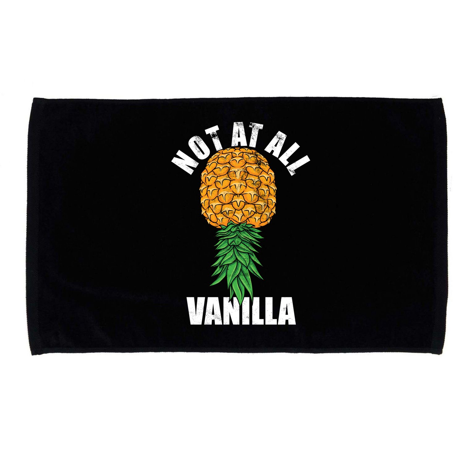 Not At All Vanilla Swinger Upside Down Pineapple Gift Microfiber Hand Towel
