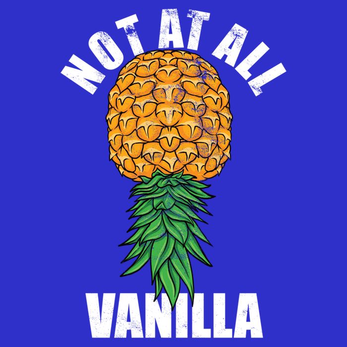 Not At All Vanilla Swinger Upside Down Pineapple Gift Tall T-Shirt