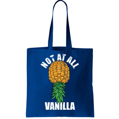 Not At All Vanilla Swinger Upside Down Pineapple Gift Tote Bag