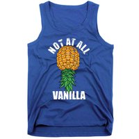 Not At All Vanilla Swinger Upside Down Pineapple Gift Tank Top