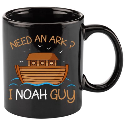 Need An Ark I Noah Guy Funny Biblical Noahs Ark 11oz C Handle Ceramic Mug