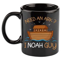 Need An Ark I Noah Guy Funny Biblical Noahs Ark 11oz C Handle Ceramic Mug