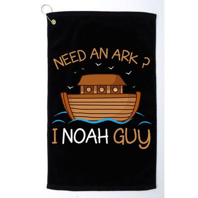 Need An Ark I Noah Guy Funny Biblical Noahs Ark Golf Towel