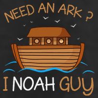 Need An Ark I Noah Guy Funny Biblical Noahs Ark Golf Towel
