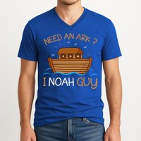Need An Ark I Noah Guy Funny Biblical Noahs Ark V-Neck T-Shirt