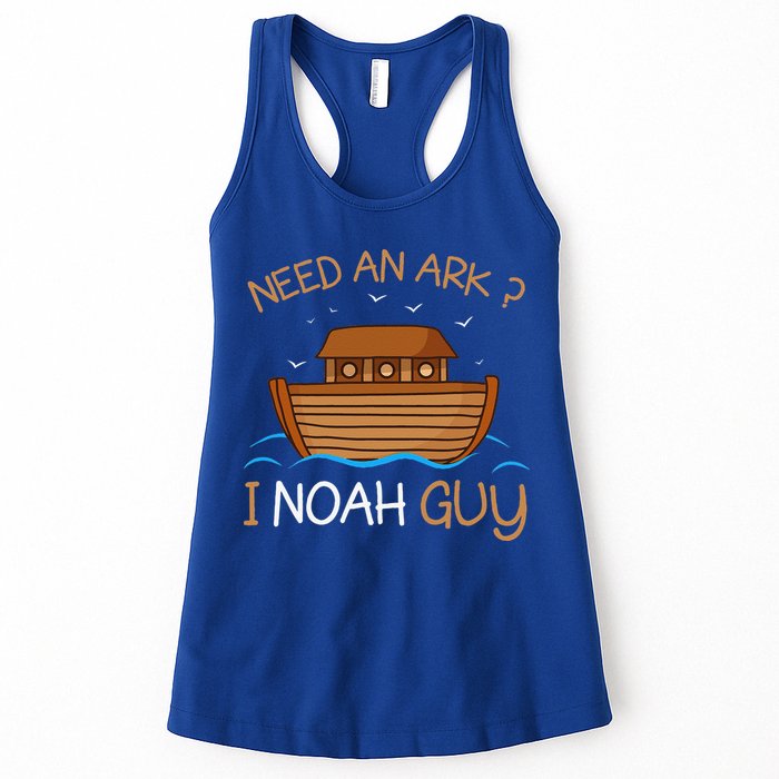 Need An Ark I Noah Guy Funny Biblical Noahs Ark Womens Tank Top