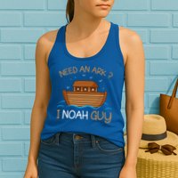 Need An Ark I Noah Guy Funny Biblical Noahs Ark Womens Tank Top