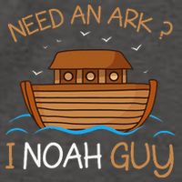 Need An Ark I Noah Guy Funny Biblical Noahs Ark Vector Backpack