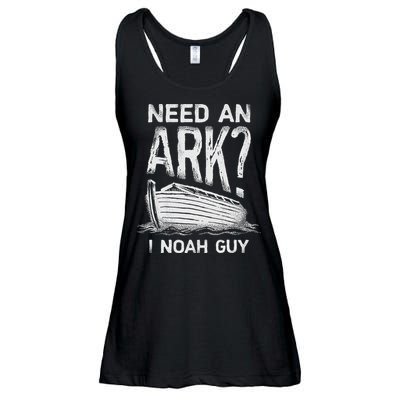 Need an Ark I Noah Guy Funny Christian Ladies Essential Flowy Tank