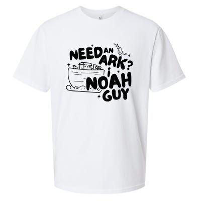 Need An Ark I Noah Guy NoahS Story Pun Humor Fishingman Sueded Cloud Jersey T-Shirt