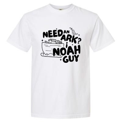 Need An Ark I Noah Guy NoahS Story Pun Humor Fishingman Garment-Dyed Heavyweight T-Shirt