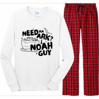 Need An Ark I Noah Guy NoahS Story Pun Humor Fishingman Long Sleeve Pajama Set