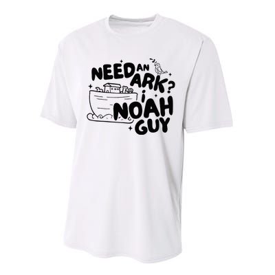 Need An Ark I Noah Guy NoahS Story Pun Humor Fishingman Performance Sprint T-Shirt