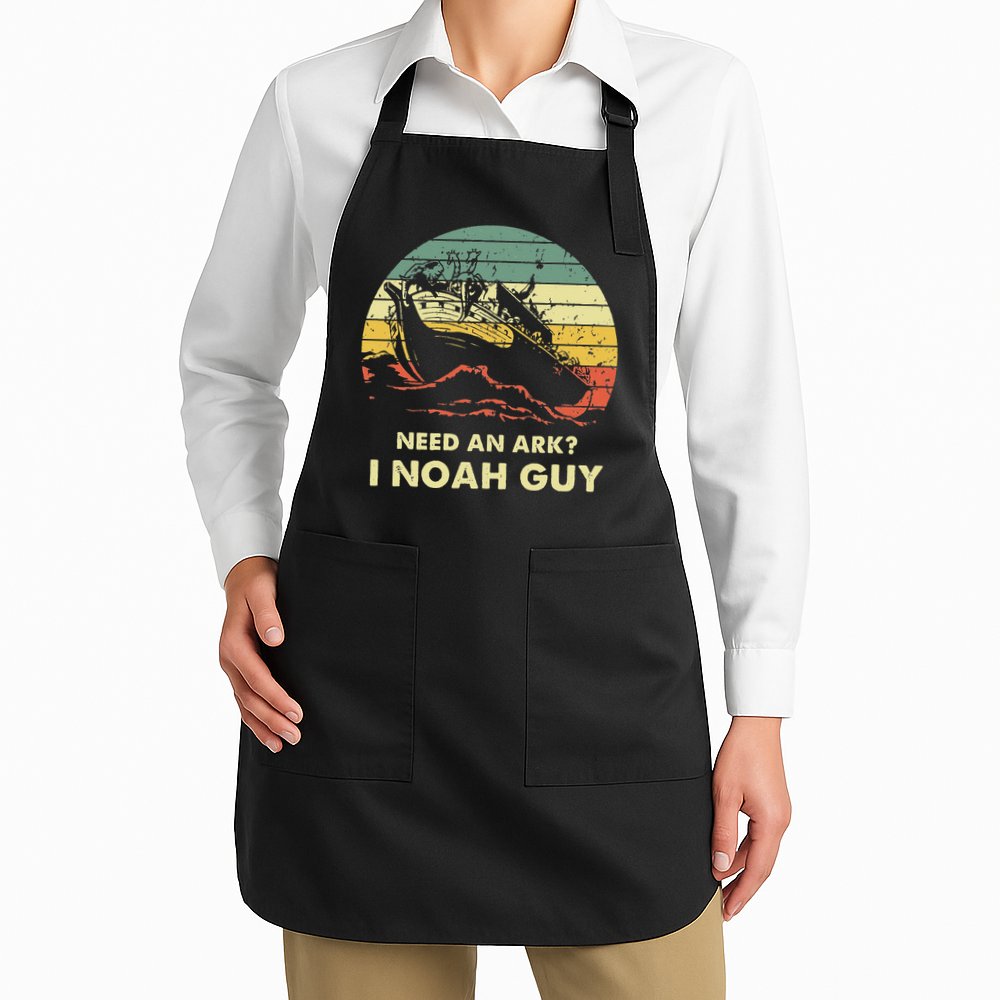 Need An Ark I Noah Guy Christian Jesus Retro Funny Apron
